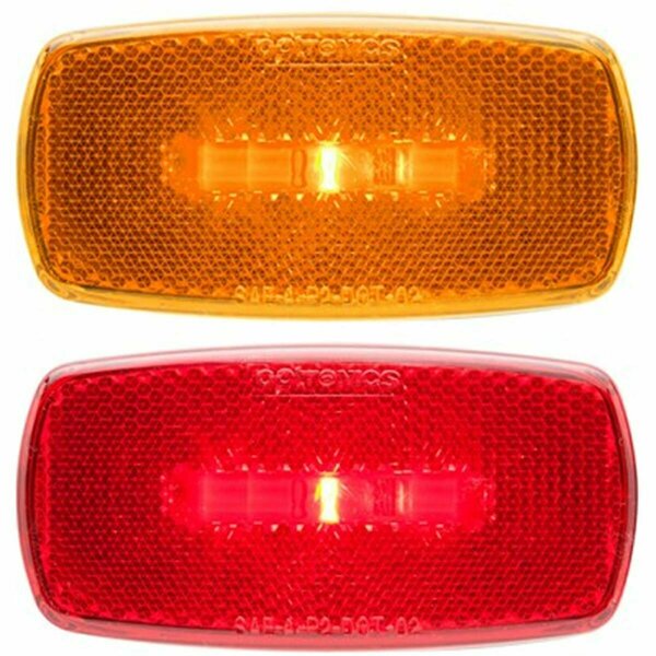 Lastplay One LED Marker Oval Light - Red LA3290949